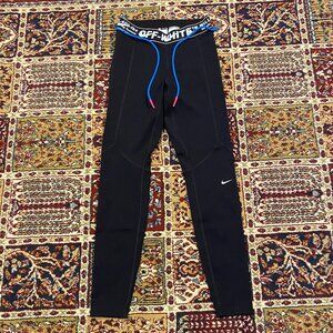Women's Nike Off-White Running Tights BV8049-010 NEW W TAGS